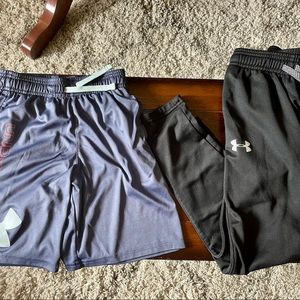 Boys Under Armour - set of joggers and shorts